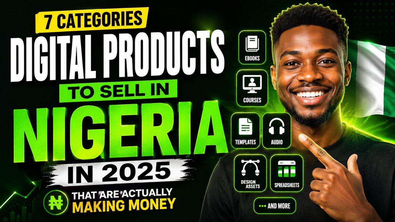 Digital Products to Sell in Nigeria in 2025: 7 Categories That Are Actually Making Money